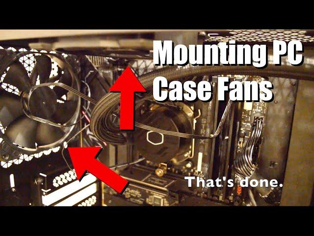 How To Install Fans To PC Case | PC Build Part 1