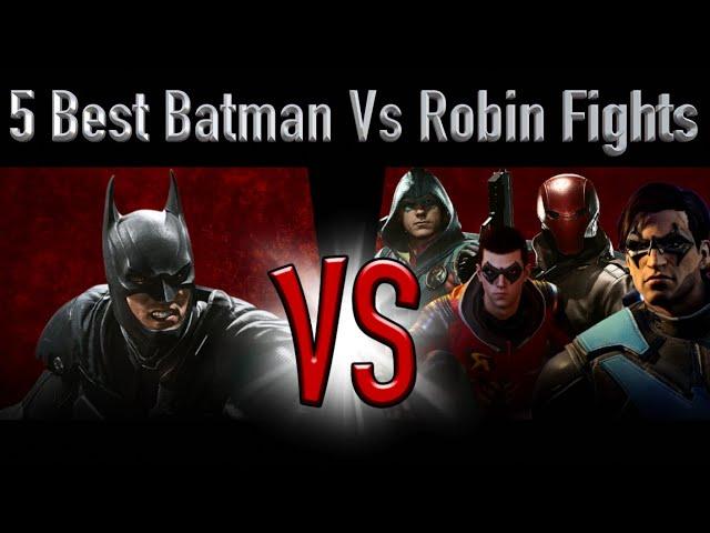 5 Best Batman Vs Robin Fights