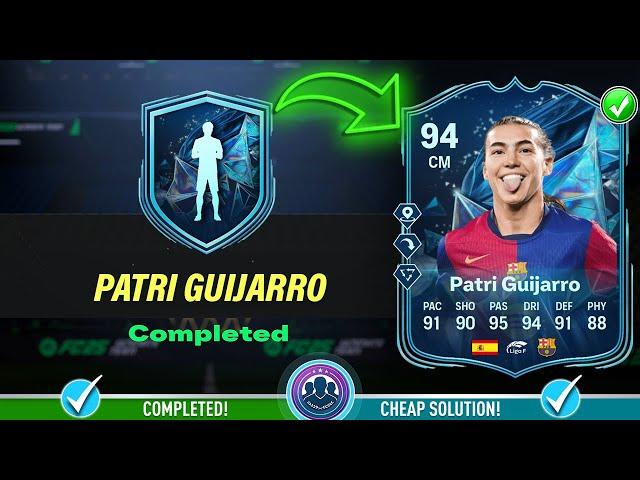 94 TOTS Honourable Mentions Patri Guijarro SBC Solution - Cheap Solution & Tips - FC 25