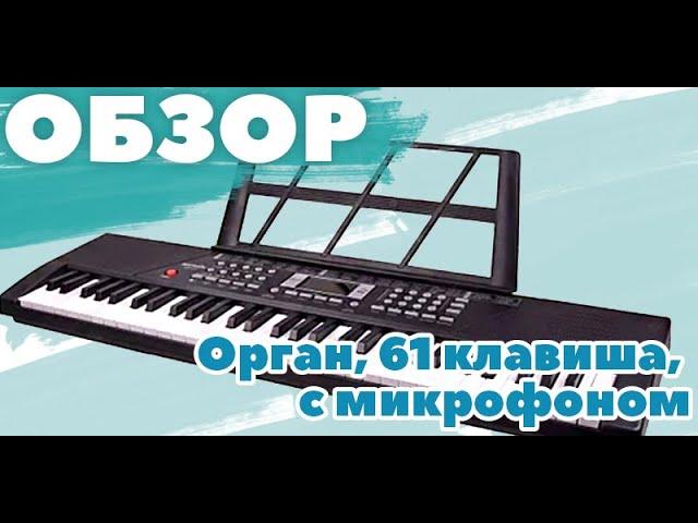 Орган, 61 клавиша, с микрофоном