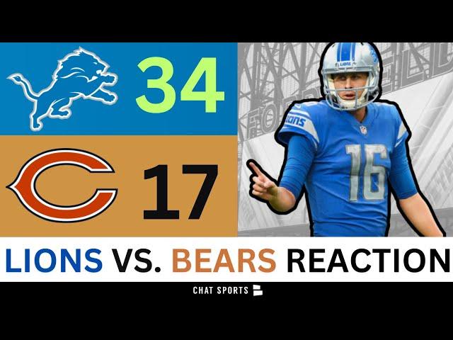 Lions Rumors & News After 21-20 Win vs. Bears | Jared Goff, Jameson Williams & Dan Campbell