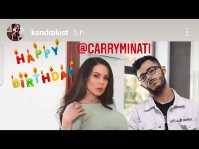 KENDRA LUST WISH CARRYMINATI HAPPY BIRTHDAY  | PORNSTAR  #shorts