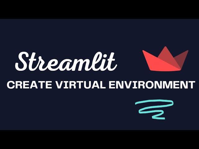 Installing Streamlit via Anaconda navigator | Creating Virtual environment | Part 2