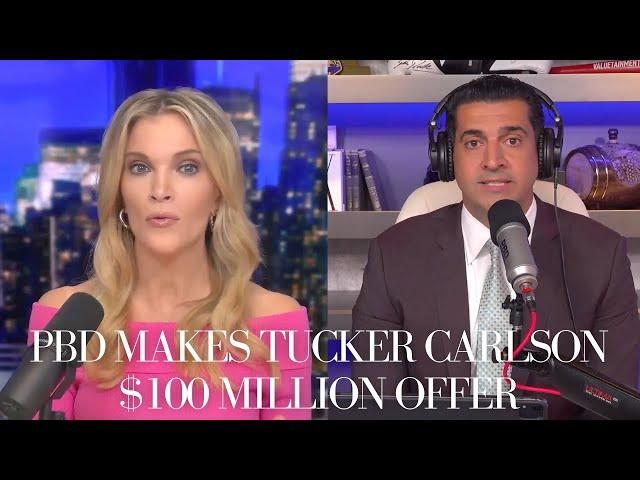 Patrick Bet-David Makes Tucker Carlson $100 Million Offer to Join His@VALUETAINMENT Content Company