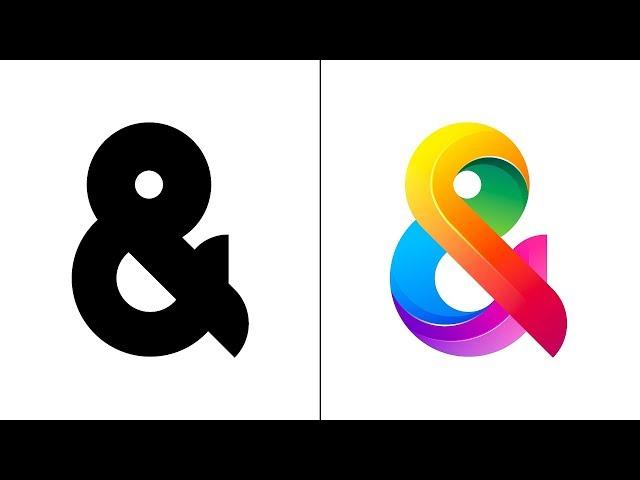 2D to 3D logo - Illustrator cc Tutorial