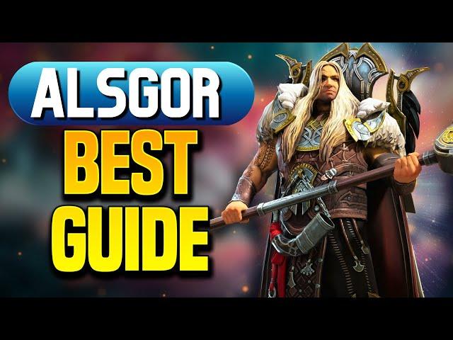 ALSGOR CRIMSONHORN | TOP TIER HEALER & BLOCK DAMAGE CHAMP! (Build & Guide)