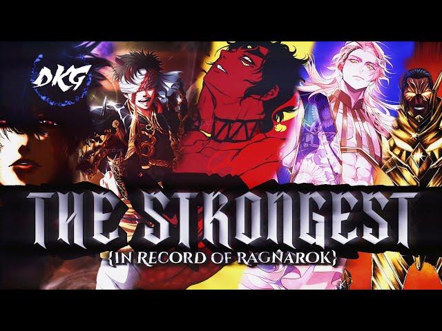 Record of Ragnarok: Ranking of the strongest characters  #anime #vsbattle #edit