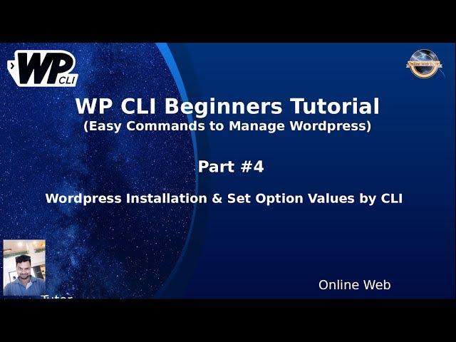 Wordpress WP CLI Tutorials for Beginners #4 Wordpress Installation using CLI command & Set Options