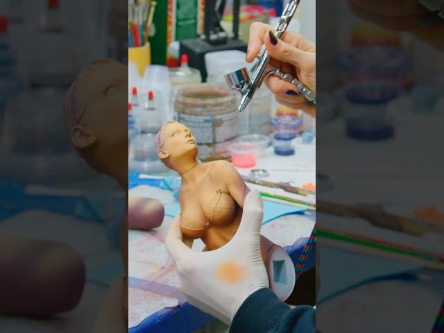 ASMR Painting a $600 Sideshow Statue 