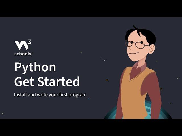 Python - Get Started - W3Schools.com