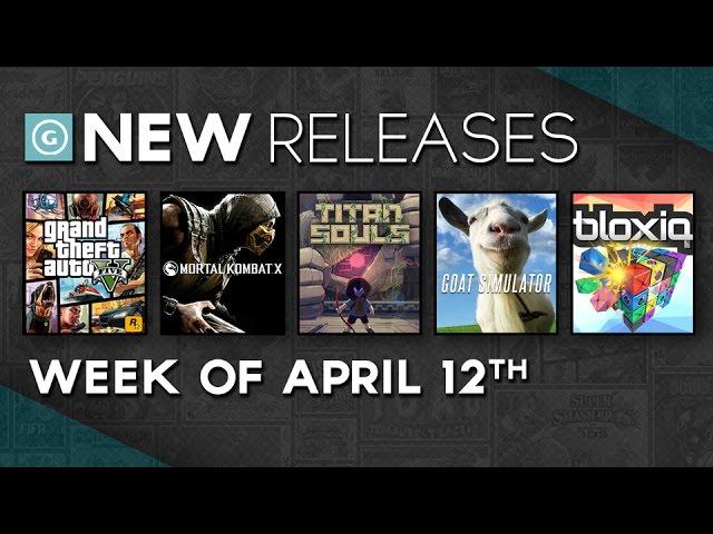 Mortal Kombat X, Grand Theft Auto V for PC, Titan Souls, Goats - New Releases