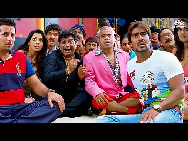 टोबू बोलता है, गोलियां कौन चला रहा है?  | Ajay Devgn, Fardeen Khan | Johny Lever Comedy Scene