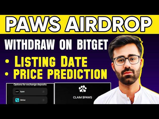 Paws Token Withdrawal Process || Paws Airdrop Listing Date || Paws Airdrop Price Prediction