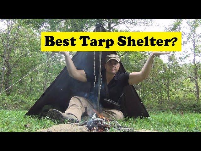 The Best 6x8 Survival Tarp Shelter? (Plow Point)