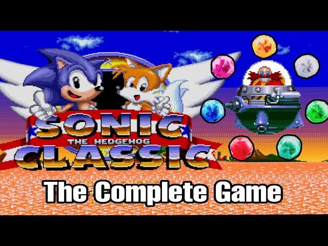 Sonic The Hedgehog Classic (version03.5) Complete Game, All Chaos Emeralds - 1080p/60fps