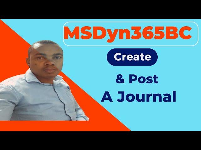 Create and post a journal in Microsoft Dynamics 365 Business Central