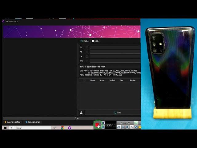 Samsung A71 Fix BootLoop Fix Stuck on Logo Fix Bricked phone with SamFlash v4.1