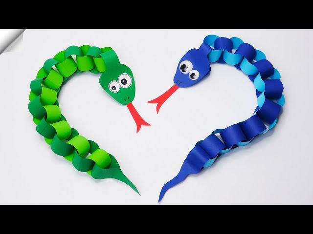 Amazing Paper Snake | Moving paper toys | Easy paper crafts