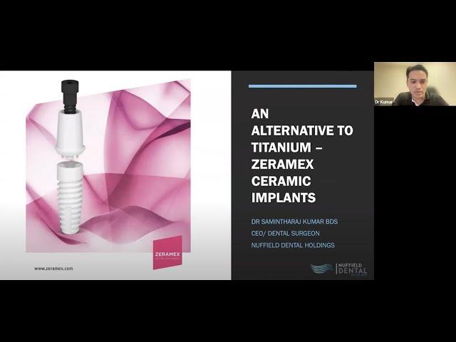 Zoom Webinar: An Alternative To Titanium Implants - Zeramex Ceramic Implants FULL VERSION