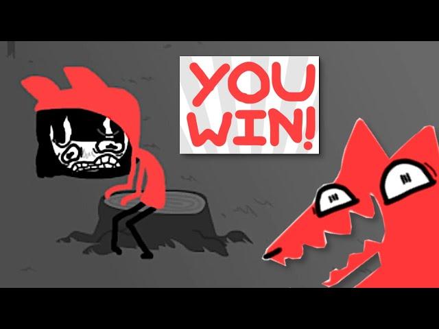 Adventures With Anxiety! - A Game Where You Have Anxiety 24/7 & A Wolf Talks To You ( Both Endings )