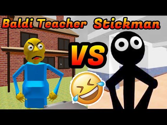 Baldi Neighbor School Escape VS Stickman Neighbor Teacher Escape (Funny Moments)