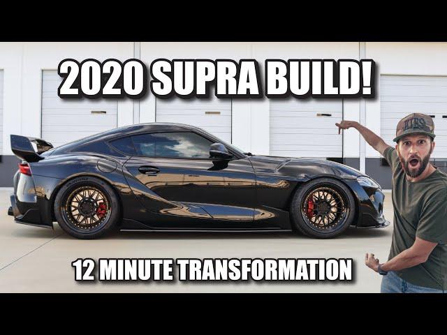 BUILDING A 600WHP 2020 SUPRA IN 12 MINUTES!