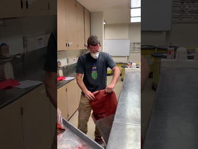 50 lbs of red iron oxide  which is used as a colorant in ceramic glazes  It’s my favorite  #ceramic