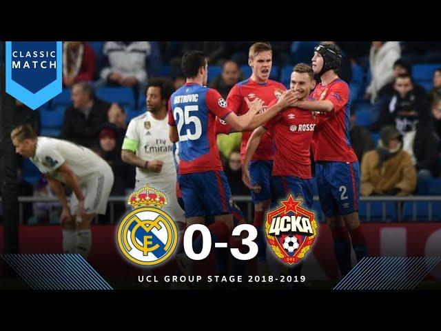Real Madrid vs CSKA Moscow 0-3 || UCL Group Stage 2018-2019