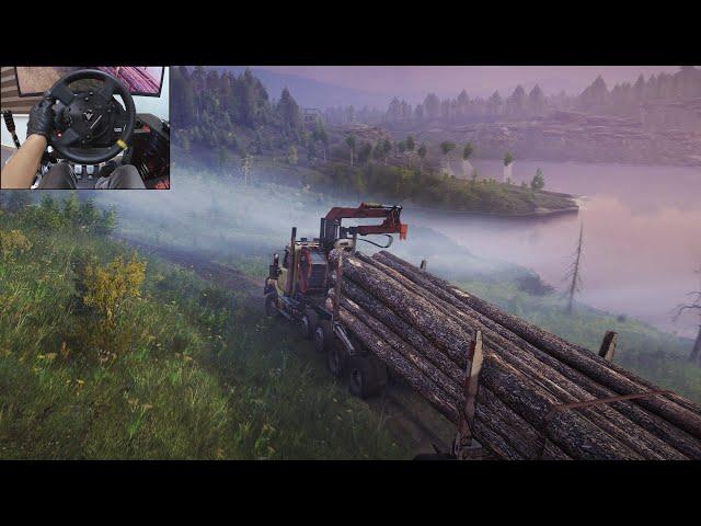 Logging with a Western Star 47X - SnowRunner | Thrustmaster TX