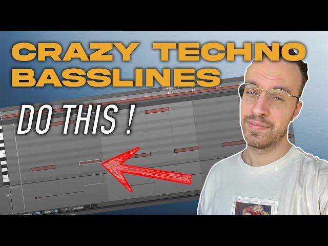 The BEST WAY to create powerful Techno BASSLINES !