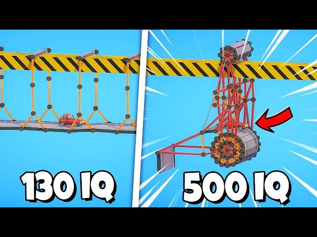 500 IQ bridges in Poly Bridge 3!