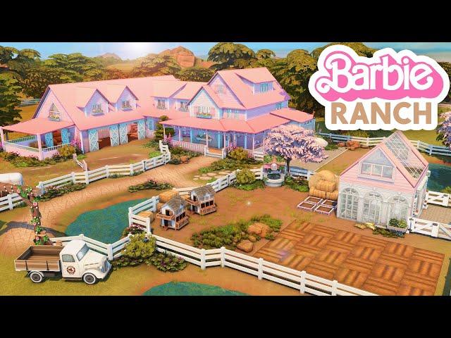 Barbie Dream Ranch  // The Sims 4 Speed Build