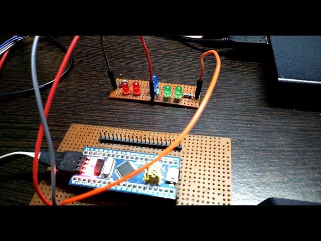 Charlieplexing LEDs using STM32