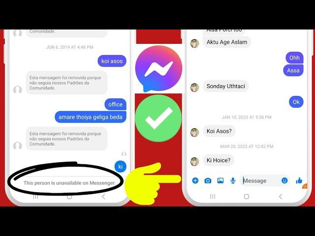 How to Fix This person is unavailable on Messenger Error | This person is unavailable on Messenger