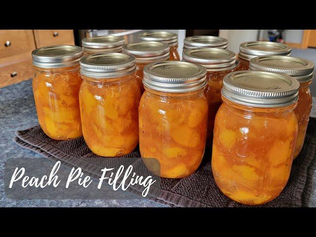 Canning Peach Pie Filling