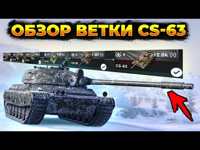 ГАЙД-ОБЗОР ВЕТКИ CS-63 | Tanks Blitz