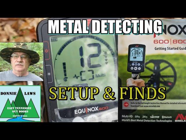 Metal Detecting Setup and finds of the Equinox 600 by Minelab