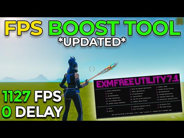 *ULTIMATE* FPS Boost Tool (Boost Fps, Lower Input Delay & Latency)