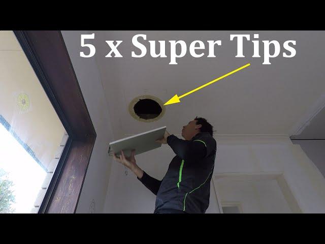 How to Repair & Patch this plasterboard Ceiling
