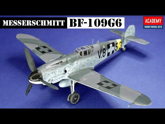 Academy 1/72 Scale Messerschmitt BF-109G6 (Brush Painted)