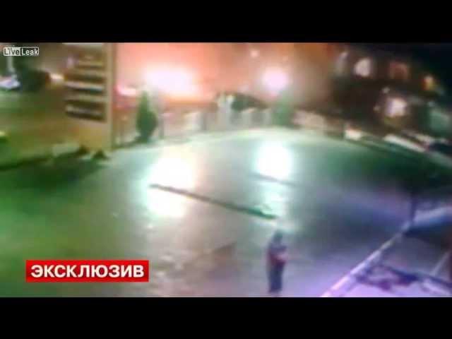 Terrorist attack in Makhachkala, Dagestan, Russia. CCTV