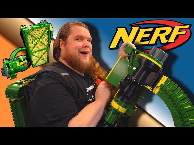 WORLD'S FASTEST NERF Blaster - The NERF M134 Minigun