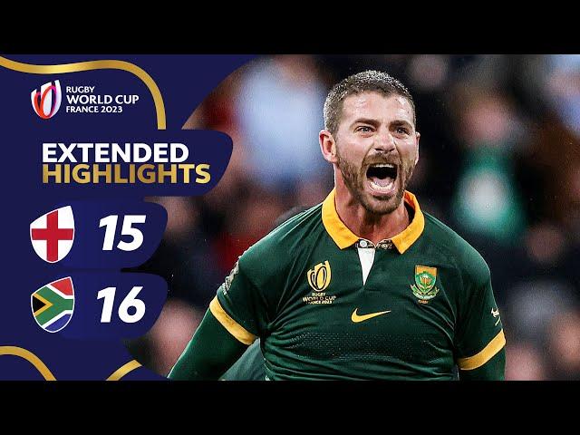 Pollard completes late comeback! | England v South Africa | Rugby World Cup 2023 Extended Highlights