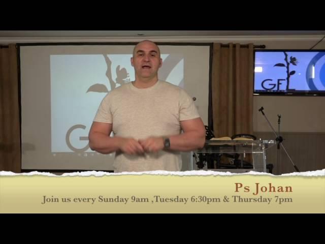 Ps Johan speaks and declare healing in all areas over peoples lives.