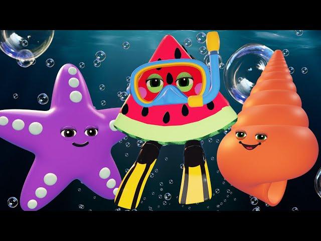 Under the Sea  Soothing Ocean Baby Sensory   Colorful Sea Creatures & Underwater Adventure 