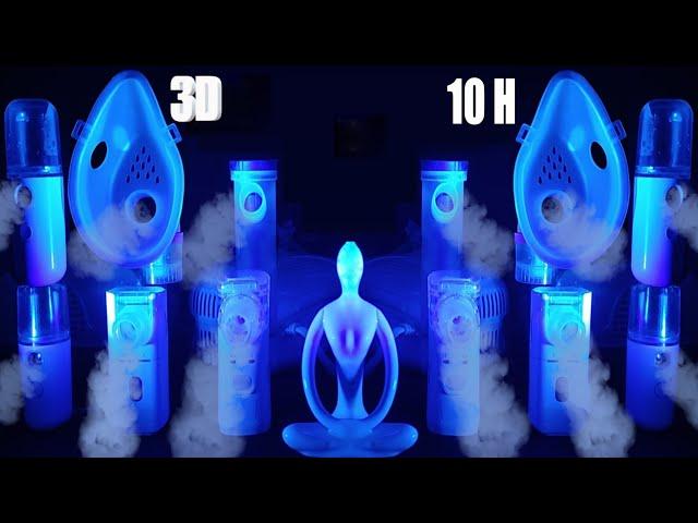 ASMR Aerosol 3D (Twelve Nebulizers) Amazing white noise for sleep 