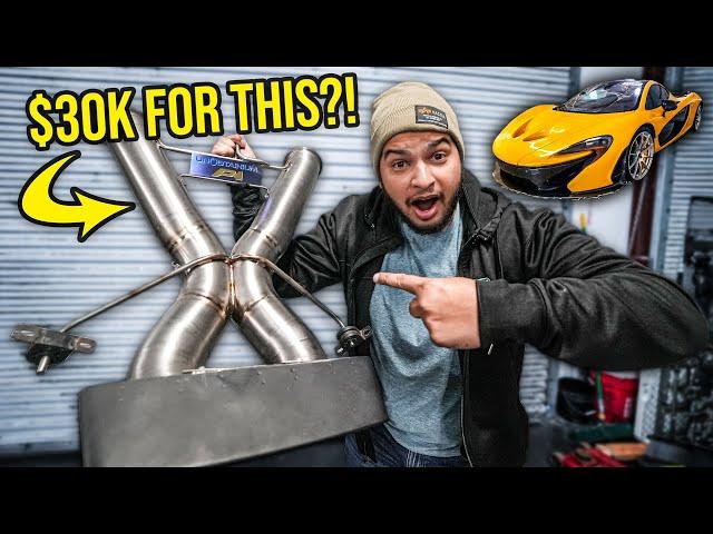 How To Make A $30,000 Titanium Exhaust For A $2,000,000 Flooded McLaren P1 FROM SCRATCH