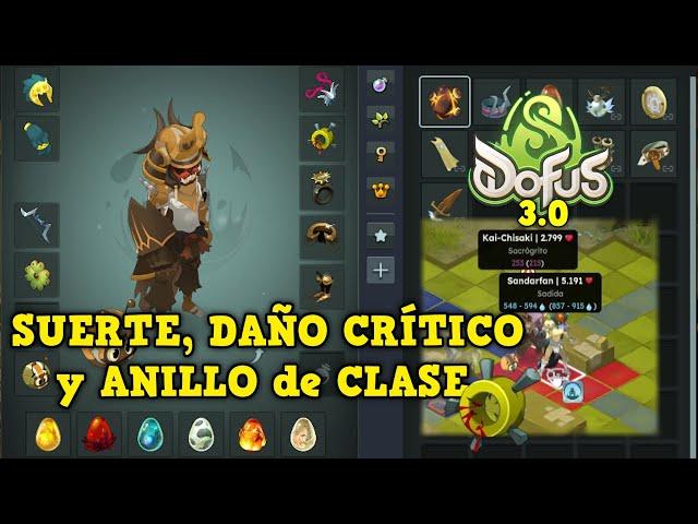 [DOFUS 3.0] ¡SACRO de SUERTE y DAÑO CRÍTICO con ANILLO de CLASE! | Koliseos 1vs1 - Kuyvros-yt