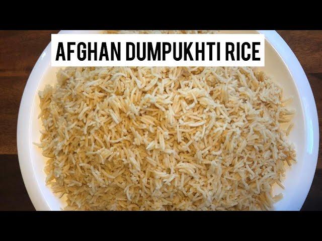 EASY AFGHAN DUMPUKHTI RICE // RECIPE + HOW-TO