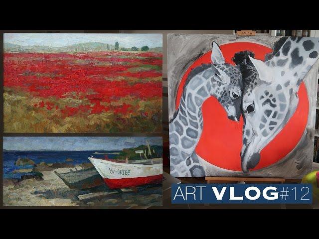 ART VLOG: Будни Художника /Начала новую Работу + Хранение Холстов в квартире